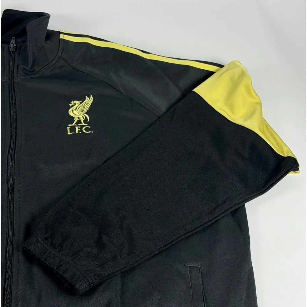 Adidas Liverpool FC LFSTLR Track Men's 2XL Black Yellow KC7802 NWT